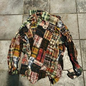 Dope 🔥 multi plaid Ralph Lauren button up